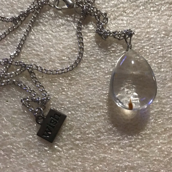 eish Jewelry - Elegant Silver Pendant Dandelion Necklace